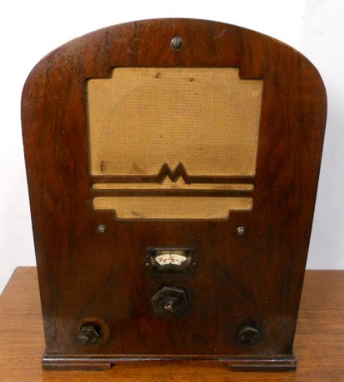 Deco Walnut Wireless Marconiphone by Marconi Model No. 284