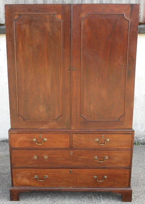 Georgian Mahogany Hanging Cupboard for Restoration