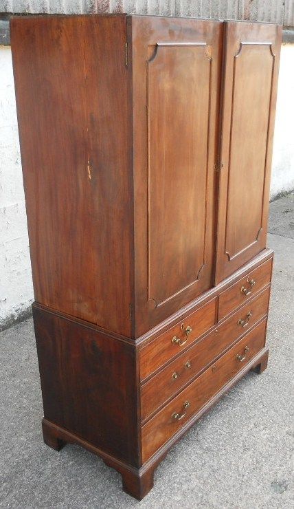 fig 1. Georgian Mahogany Hanging Cupboard for Restoration