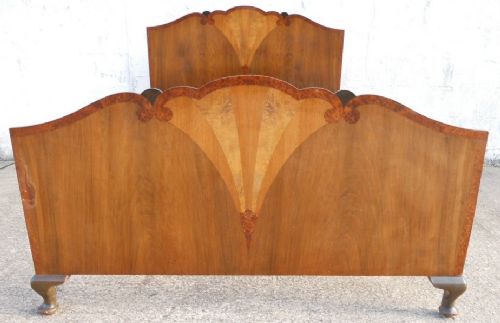 fig 1. Deco Walnut Double Bed