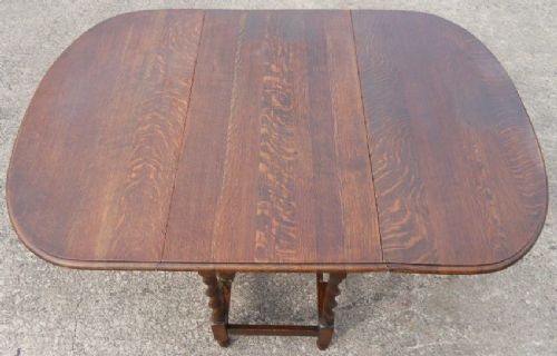 Oak Dropleaf Dining Table to Seat Six