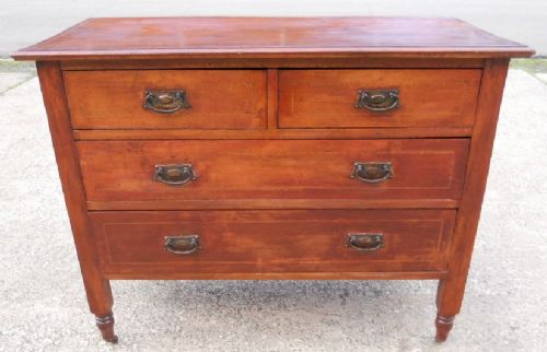 Edwardian Inlaid Mahogany Chest of Drawers