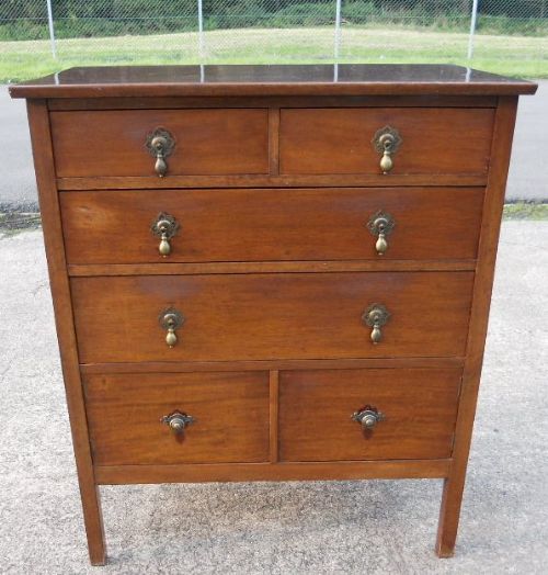 Tall Mahogany Cupboard/chest of Drawers