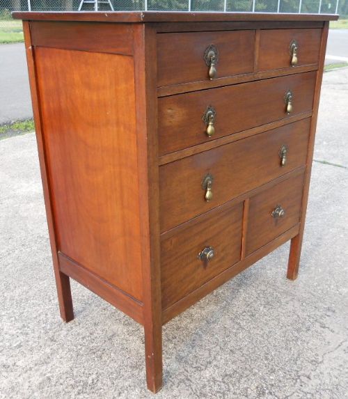 fig 1. Tall Mahogany Cupboard/Chest of Drawers 