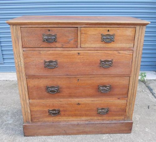 Edwardian Oak Chest of Drawers