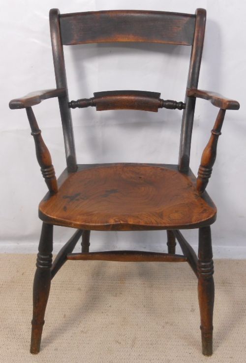 Oxford Elm & Beech Kitchen Armchair