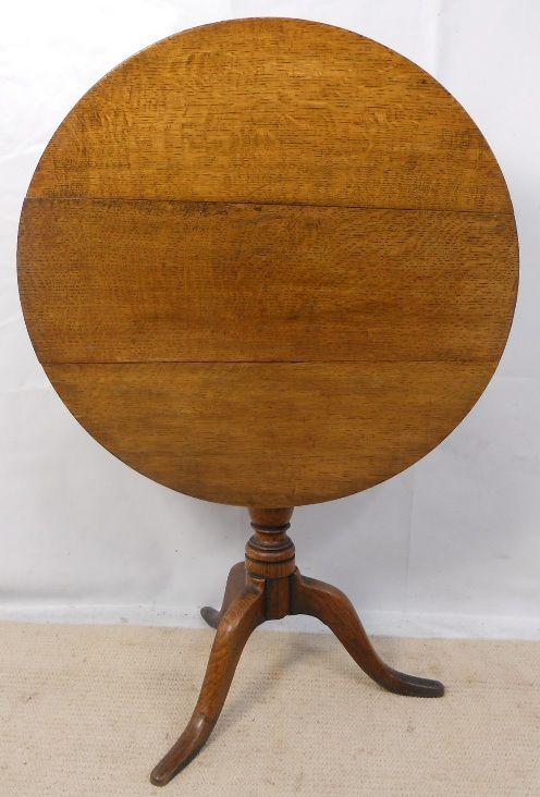 Georgian Oak Tripod Table
