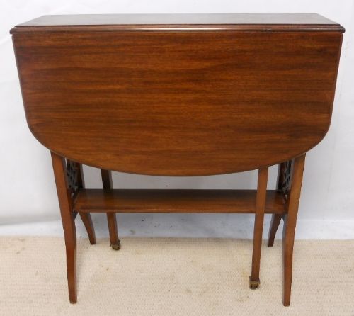 Edwardian Mahogany Dropleaf Coffee Table