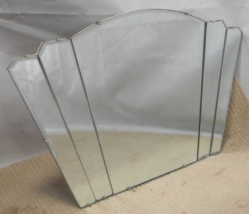 Deco Frameless Hanging Wall Mirror