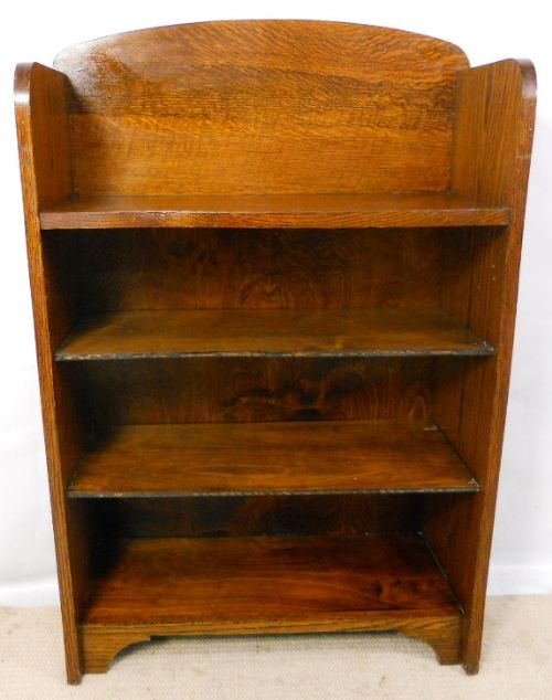 Oak Open Standing Bookcase