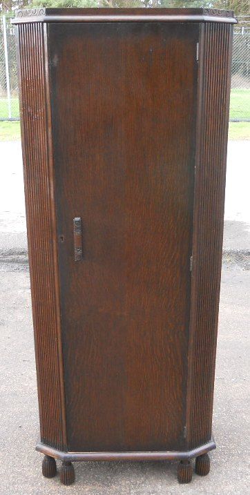 Deco Dark Oak Hall Cupboard