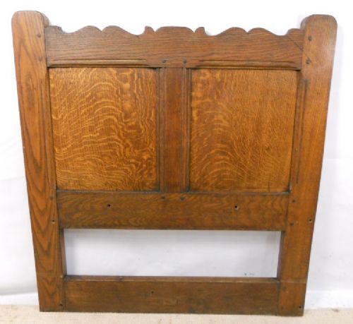 Howard & Sons Panelled Oak Bedhead