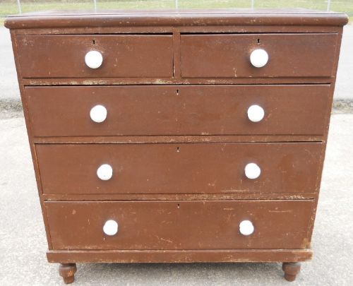 Victorian Pine Chest of Drawers