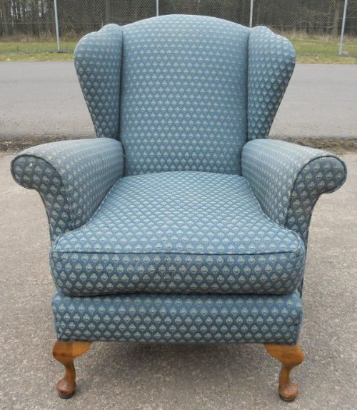 Edwardian Wingback Fireside Armchair