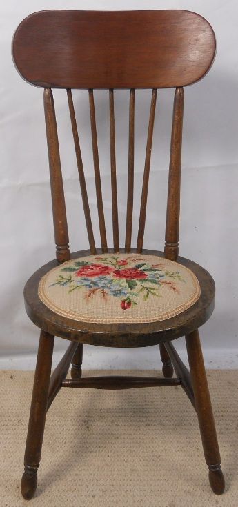 Edwardian Spindleback Occasional Chair