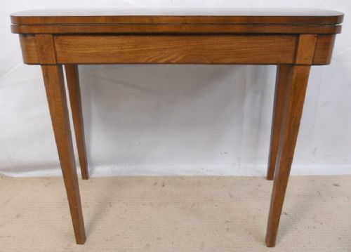 Georgian Mahogany Foldover Card Table
