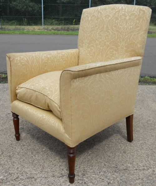 Edwardian Fireside Upholstered Armchair