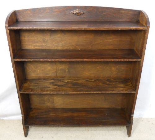 Dark Oak Standing Open Bookshelves