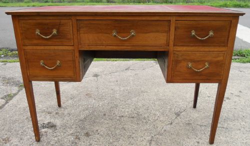 Edwardian Inlaid Mahogany Writing Desk