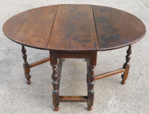Antique Oak Gateleg Dining Table