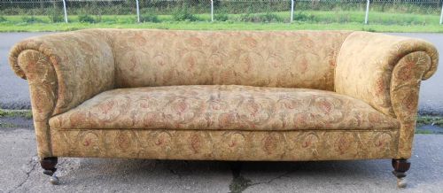 Victorian Three Seater Chesterfield Settee
