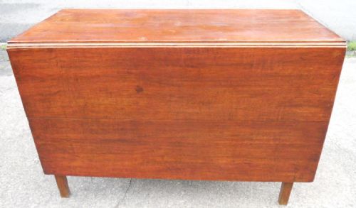 GEORGIAN OAK DROPLEAF DINING TABLE TO SEAT SIX - ADDITIONAL PHOTO 2