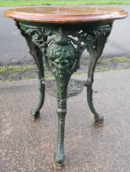 Victorian Cast Iron Pub Table