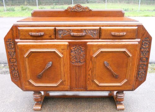Deco Oak Sideboard