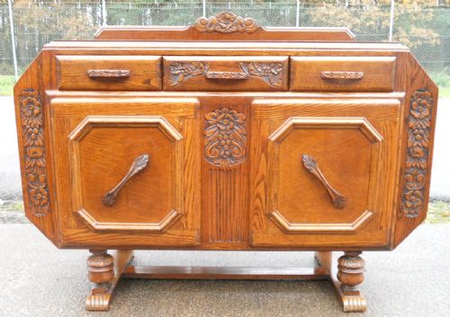 fig 1. Deco Oak Sideboard