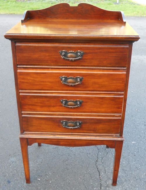 Edwardian Mahogany Music Cabinet