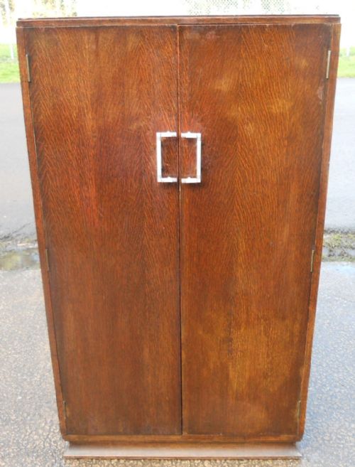 Deco Oak Small Hanging Fitted Wardrobe