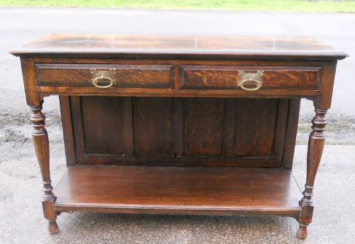 Oak Serving Dresser Base