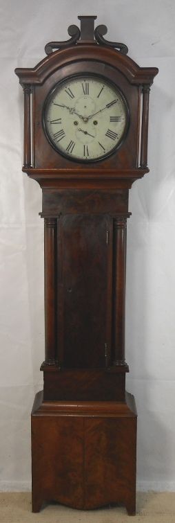 Scottish Longcase Mahogany Clock