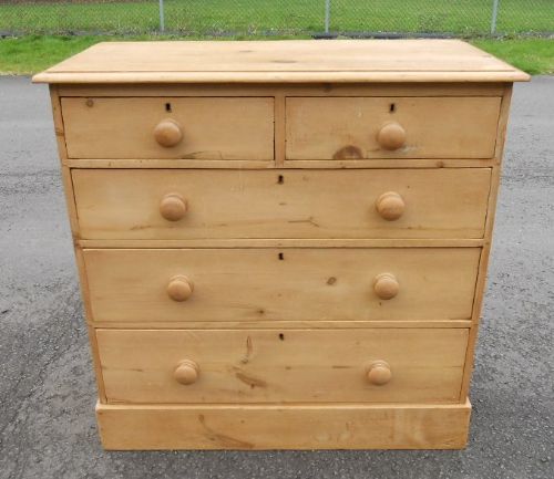 Victorian Stripped Pine Chest of Drawers