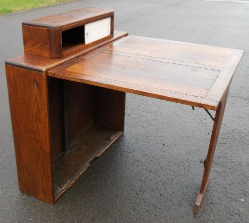 Deco Oak Dining Table Cabinet