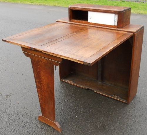fig 1. Deco Oak Dining Table Cabinet
