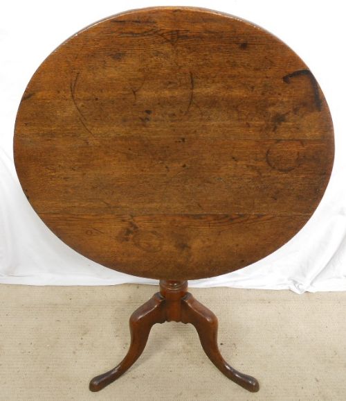 Victorian Oak Tripod Table