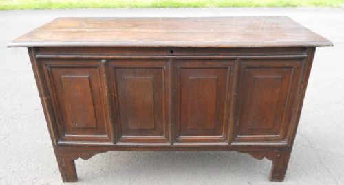 Antique Oak Blanket Chest