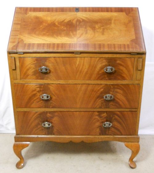 Mahogany Writing Bureau Desk