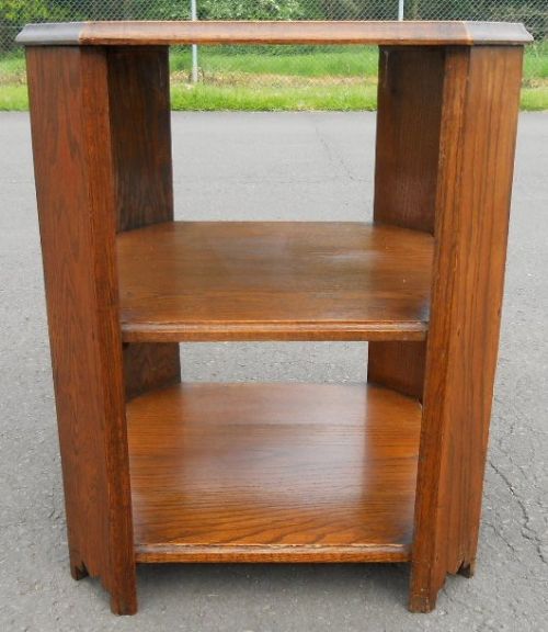 Oak Centre Coffee Table Bookcase