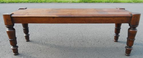 Victorian Long Oak Coffee Table