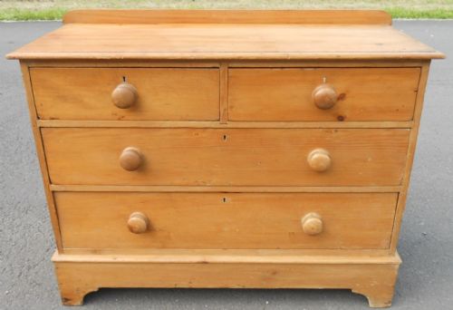 Victorian Stripped Pine Chest of Drawers