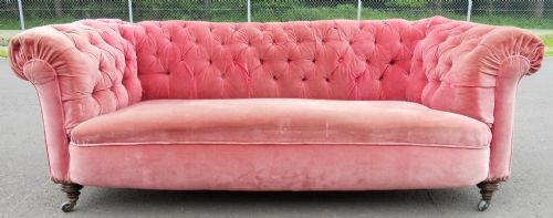 Victorian Three Seater Chesterfield Settee