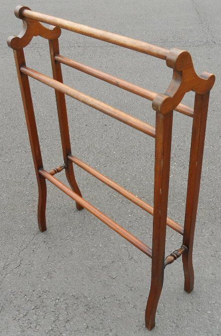 Victorian Mahogany Towel Rail