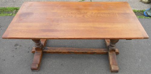 Solid Oak Refectory Dining Table