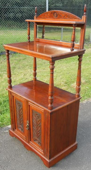 Edwardian Mahogany Two Tier Music Cabinet