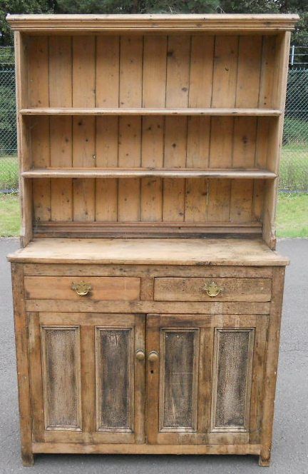 Edwardian Pine Kitchen Dresser