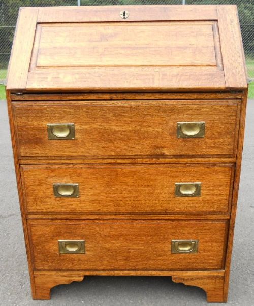 Light Oak Writing Bureau Desk