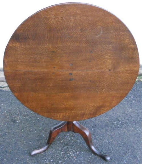 Georgian Oak Tripod Table