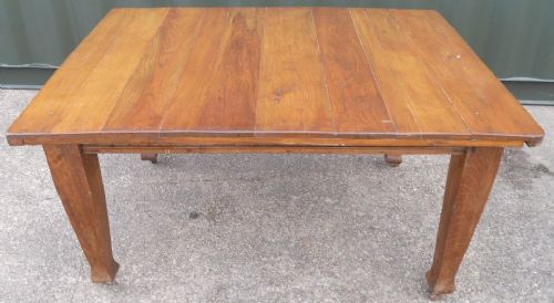 Edwardian Oak Dining Table